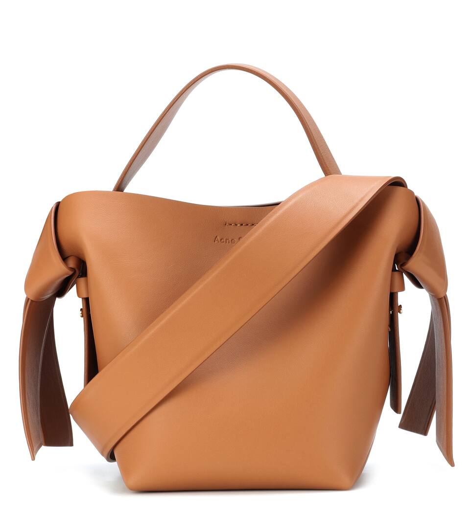 Acne Studios Musubi Mini Leather Shoulder Bag In Female ...