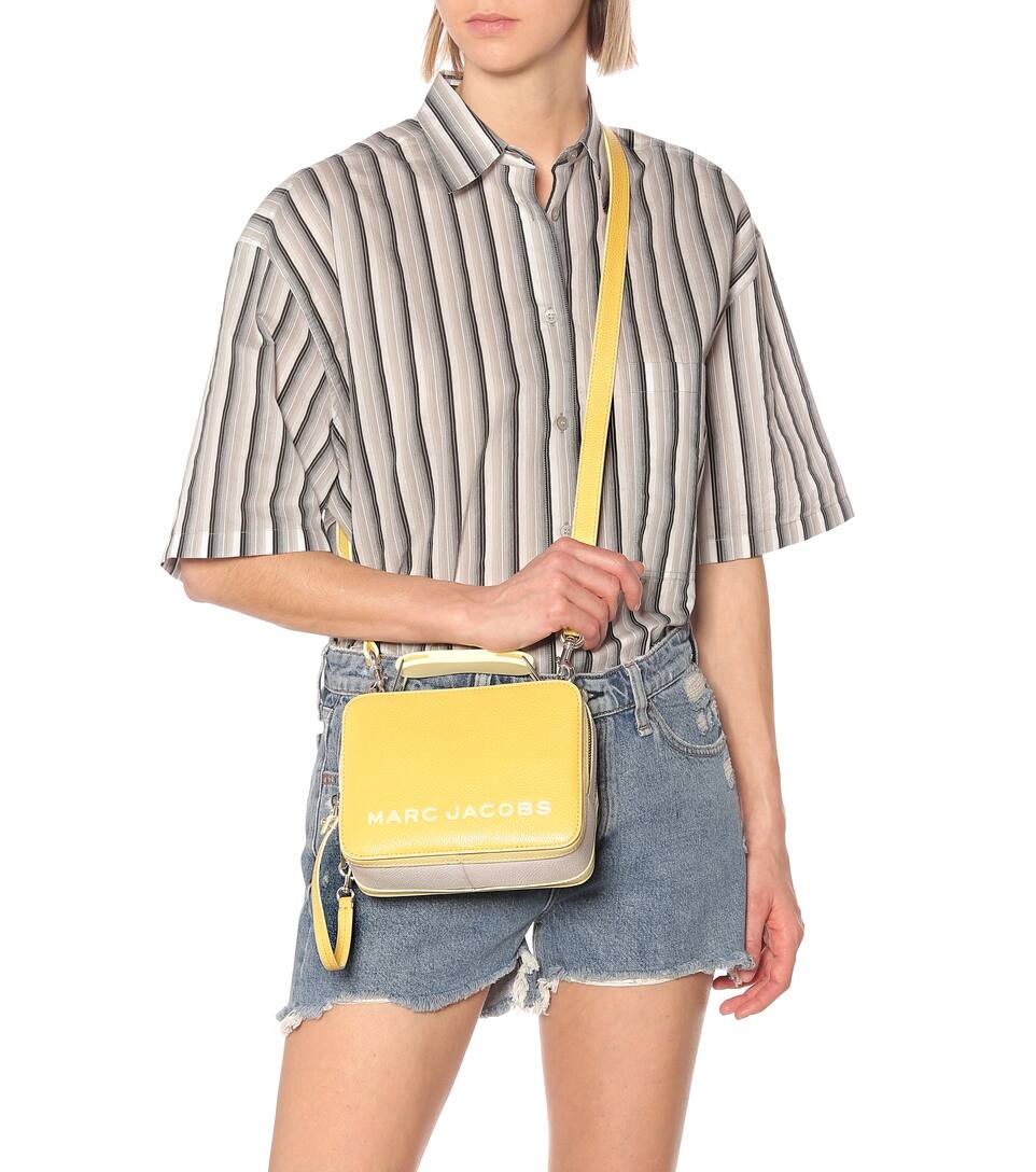 marc jacobs box bag yellow