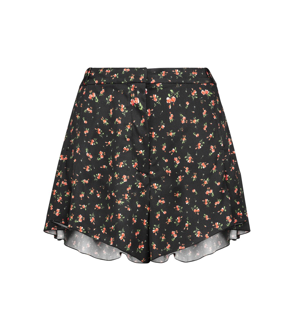 Paco Rabanne - High-rise floral shorts 