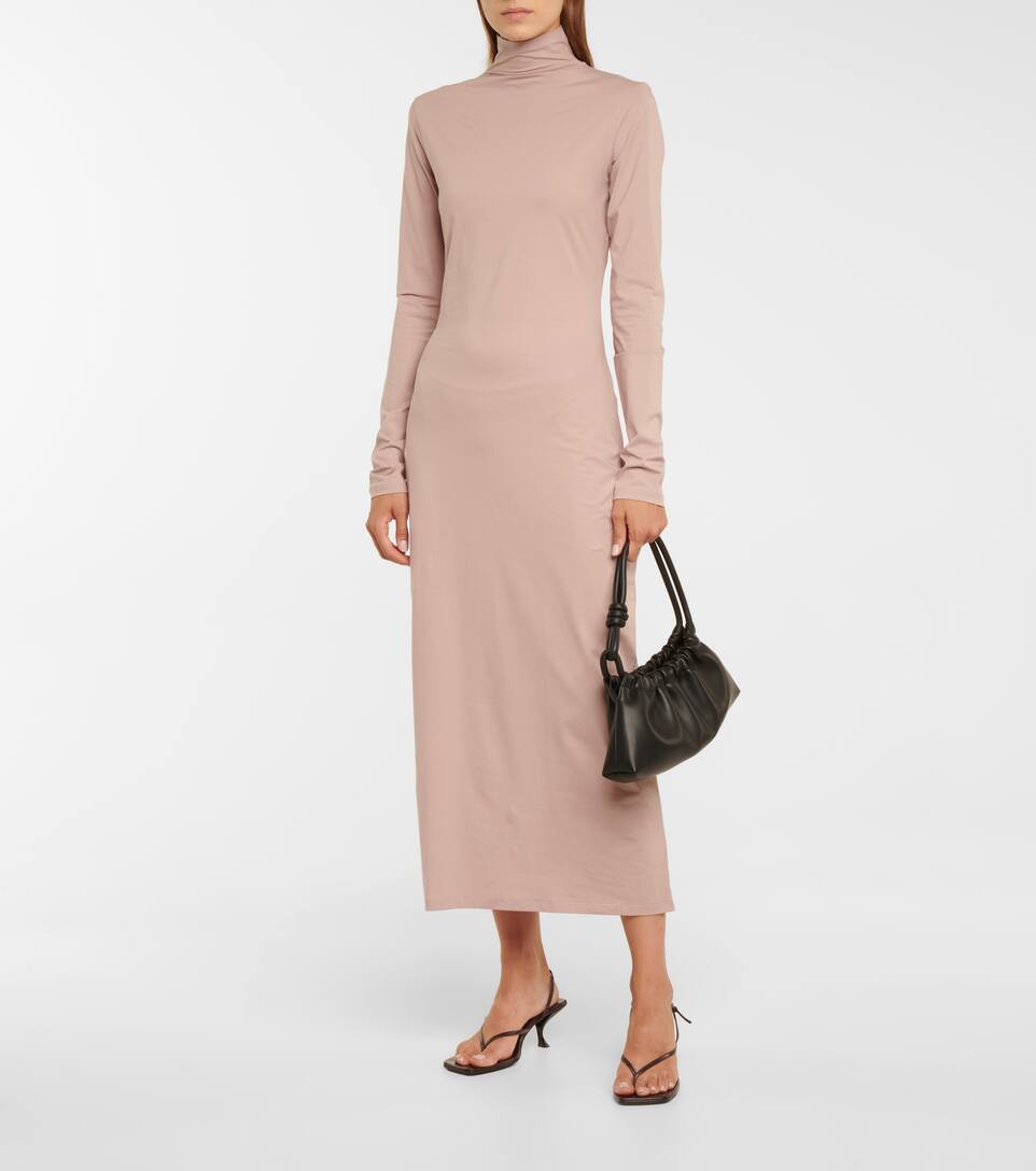 stretch midi dress