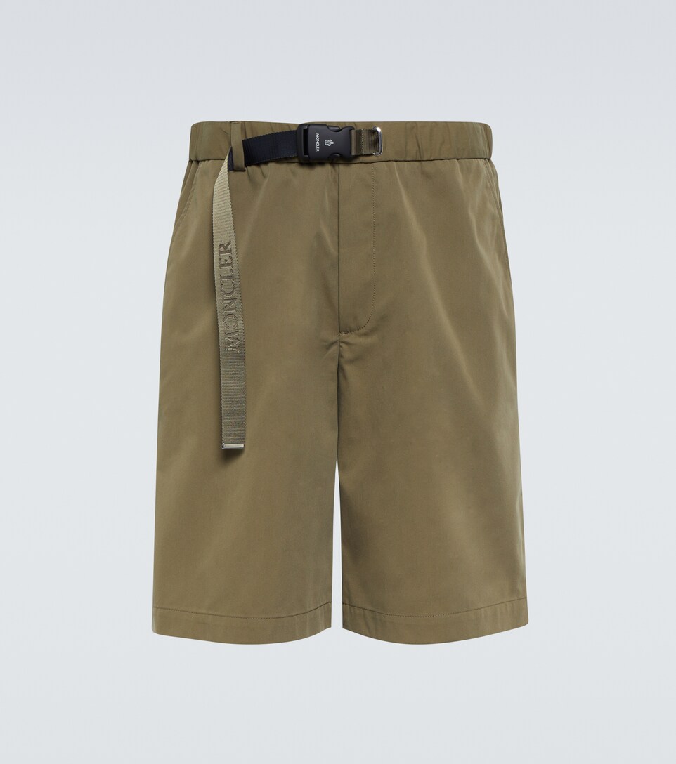 Moncler - Belted cargo shorts | Mytheresa