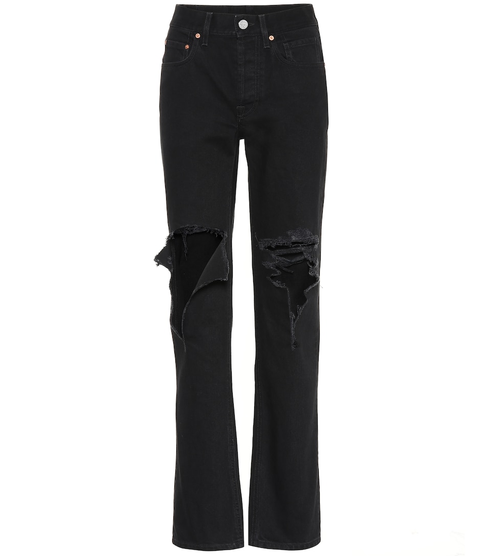 Distressed Straight Jeans | Vetements 