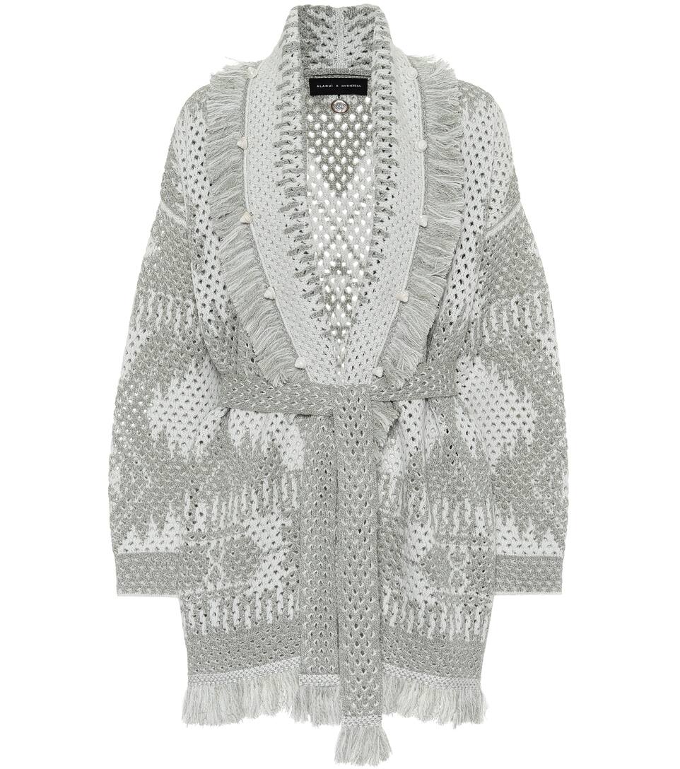 Exclusive To Mytheresa Icon Wool And Linen Blend Cardigan Alanui Mytheresa