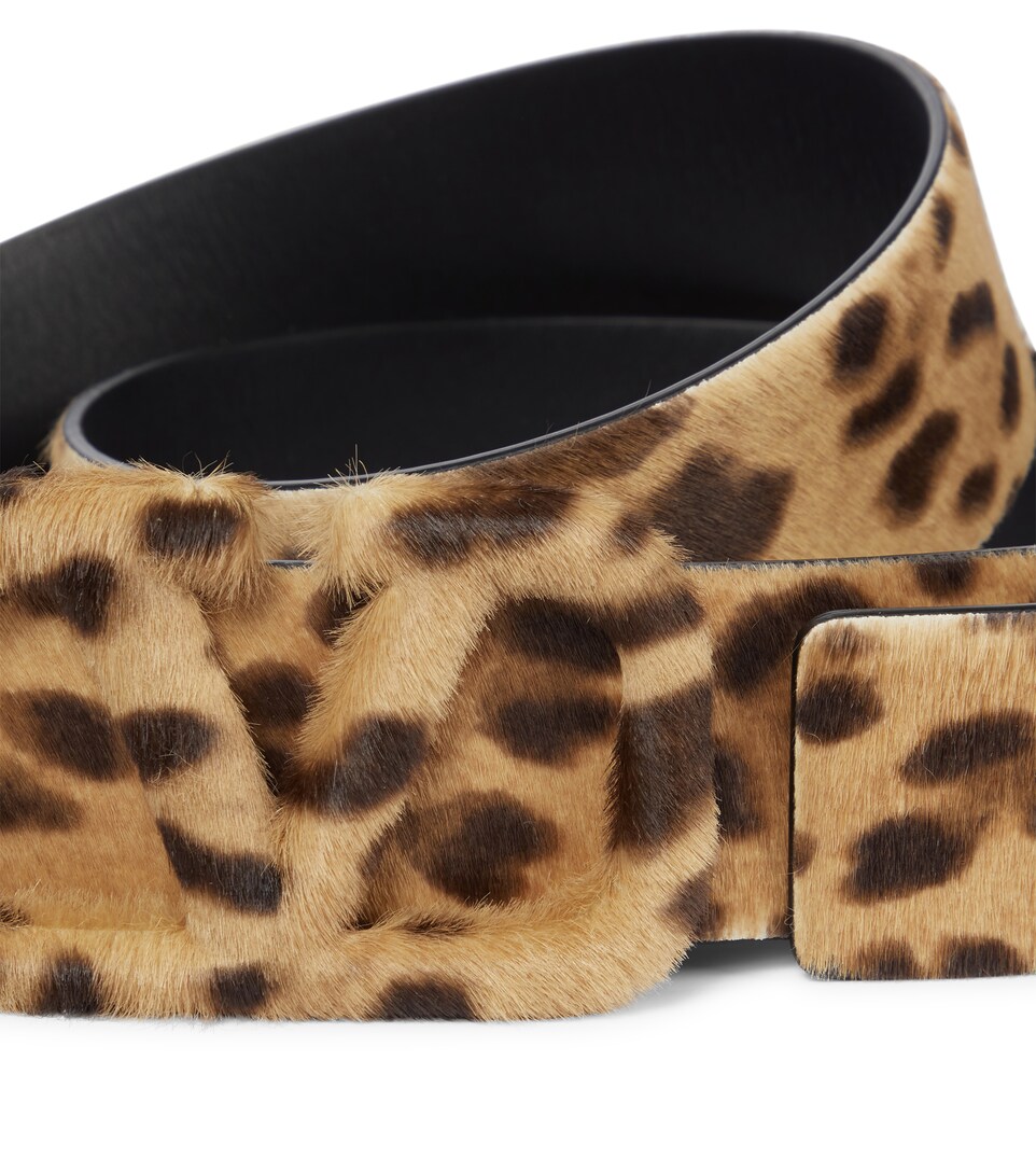 leopard skin belt