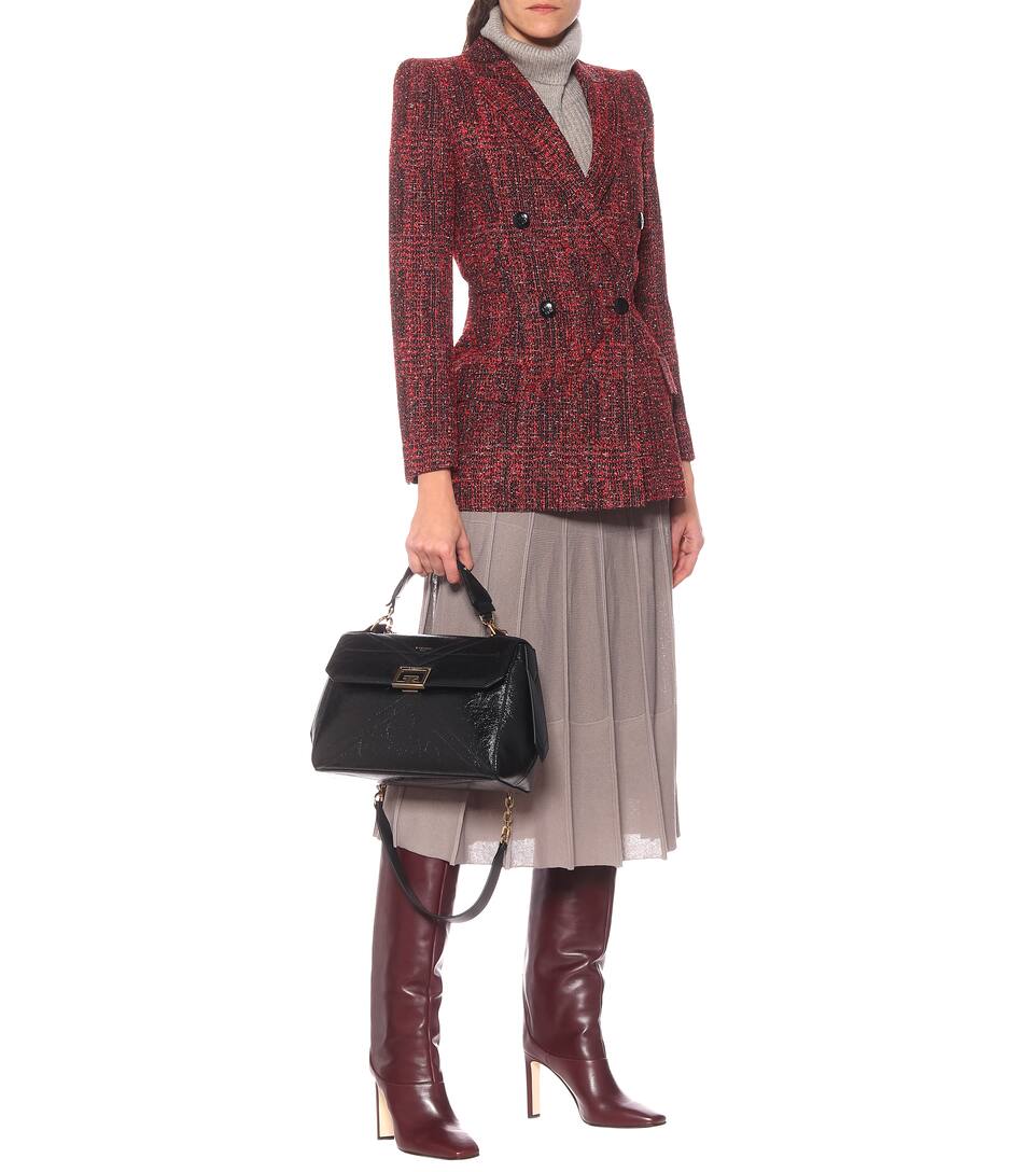 Id Medium Leather Shoulder Bag Givenchy Mytheresa