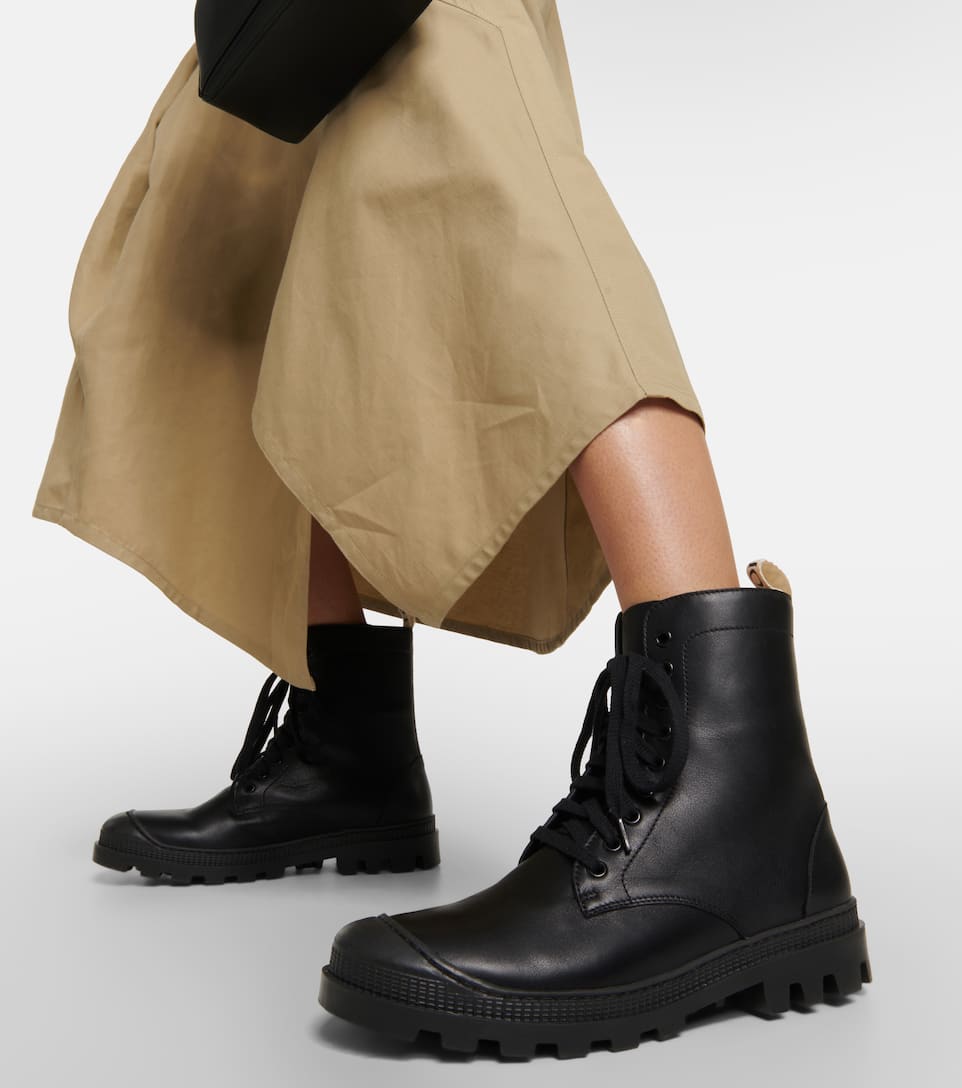 Loewe combat boots clearance