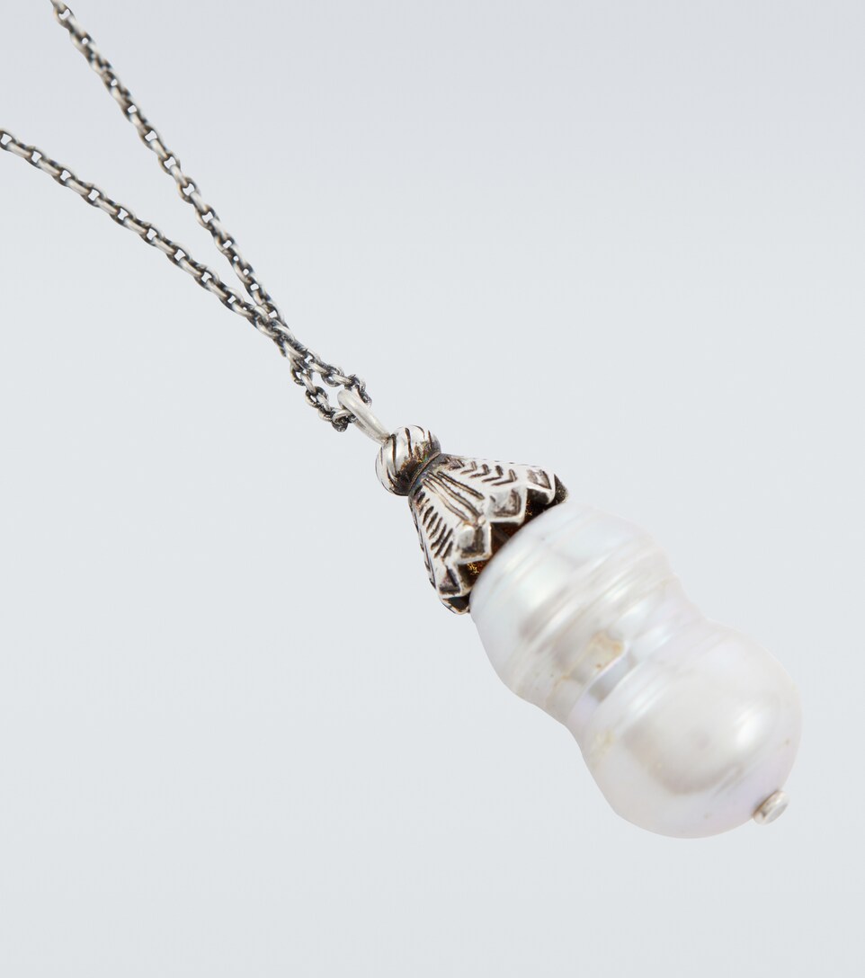 Saint Laurent - Pearl necklace | Mytheresa