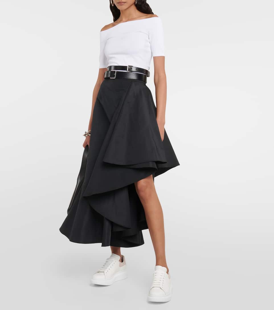 ALEXANDER MCQUEEN Leather sneakers,P00390889