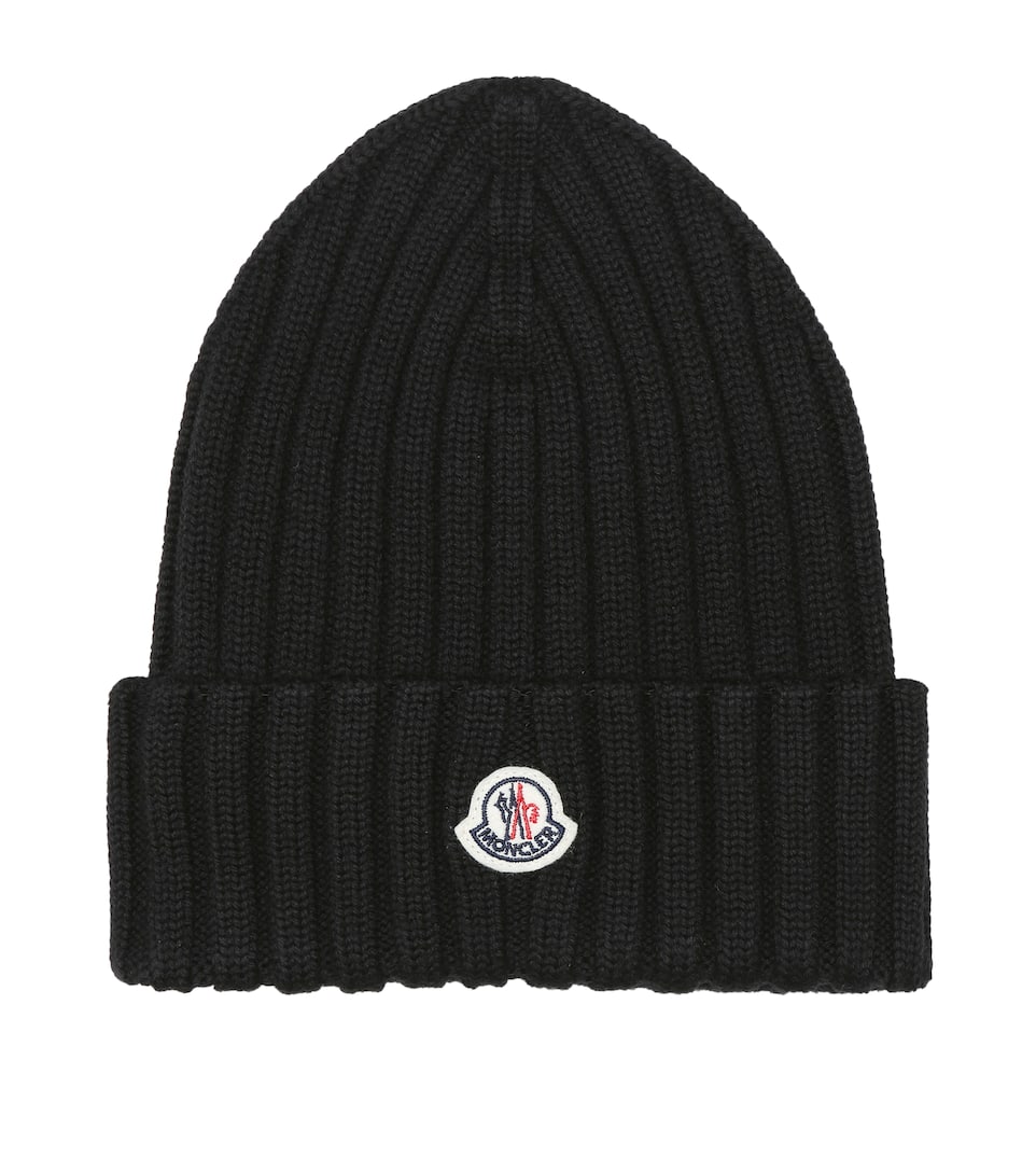 moncler ribbed knit beanie