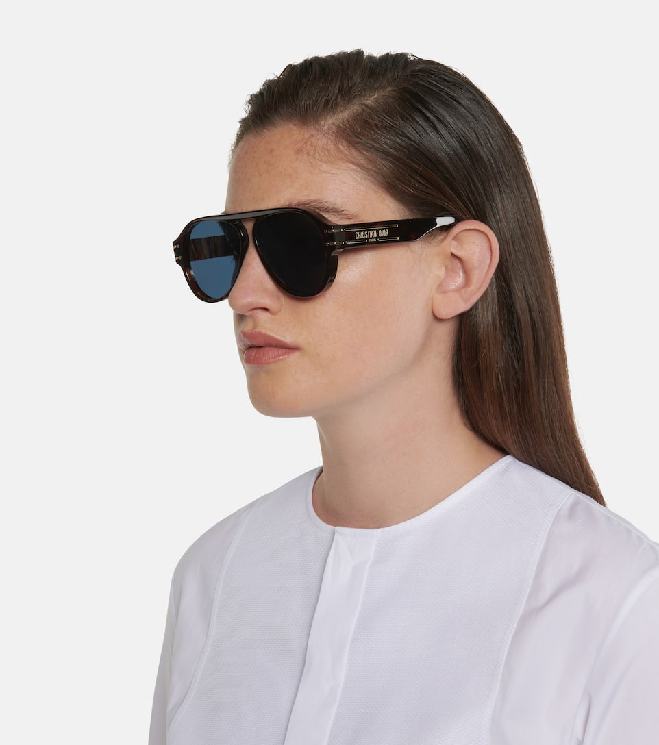 Dior 58mm pilot sunglasses clearance