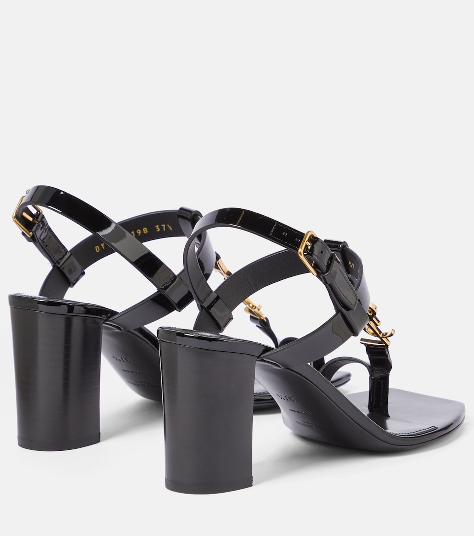 Cassandra 75 patent leather sandals 