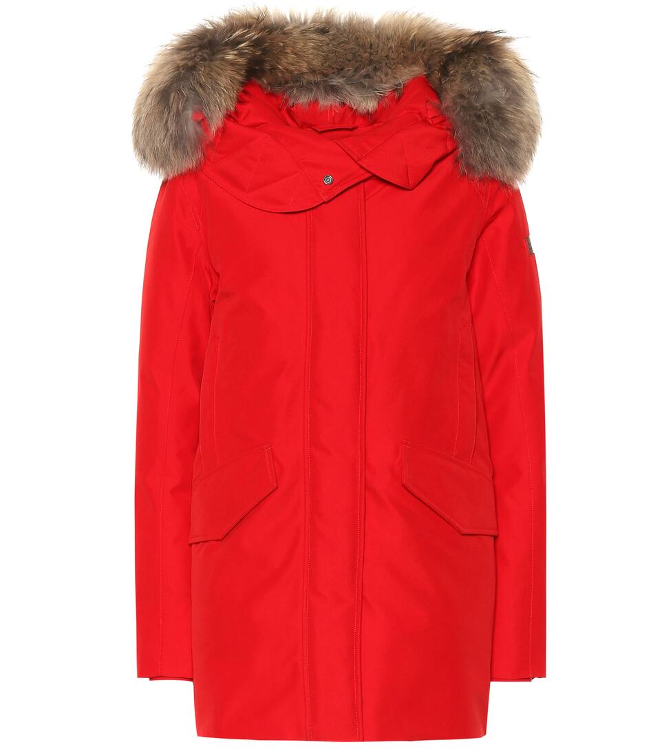 Woolrich Pelliccia Parka Con By Shoptagr Saranac qB1w6x6zX