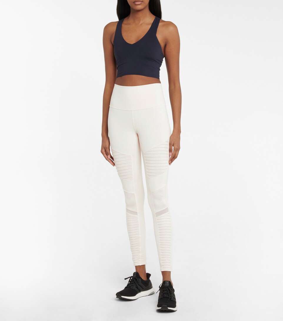 Alo Yoga - Moto high-rise leggings 