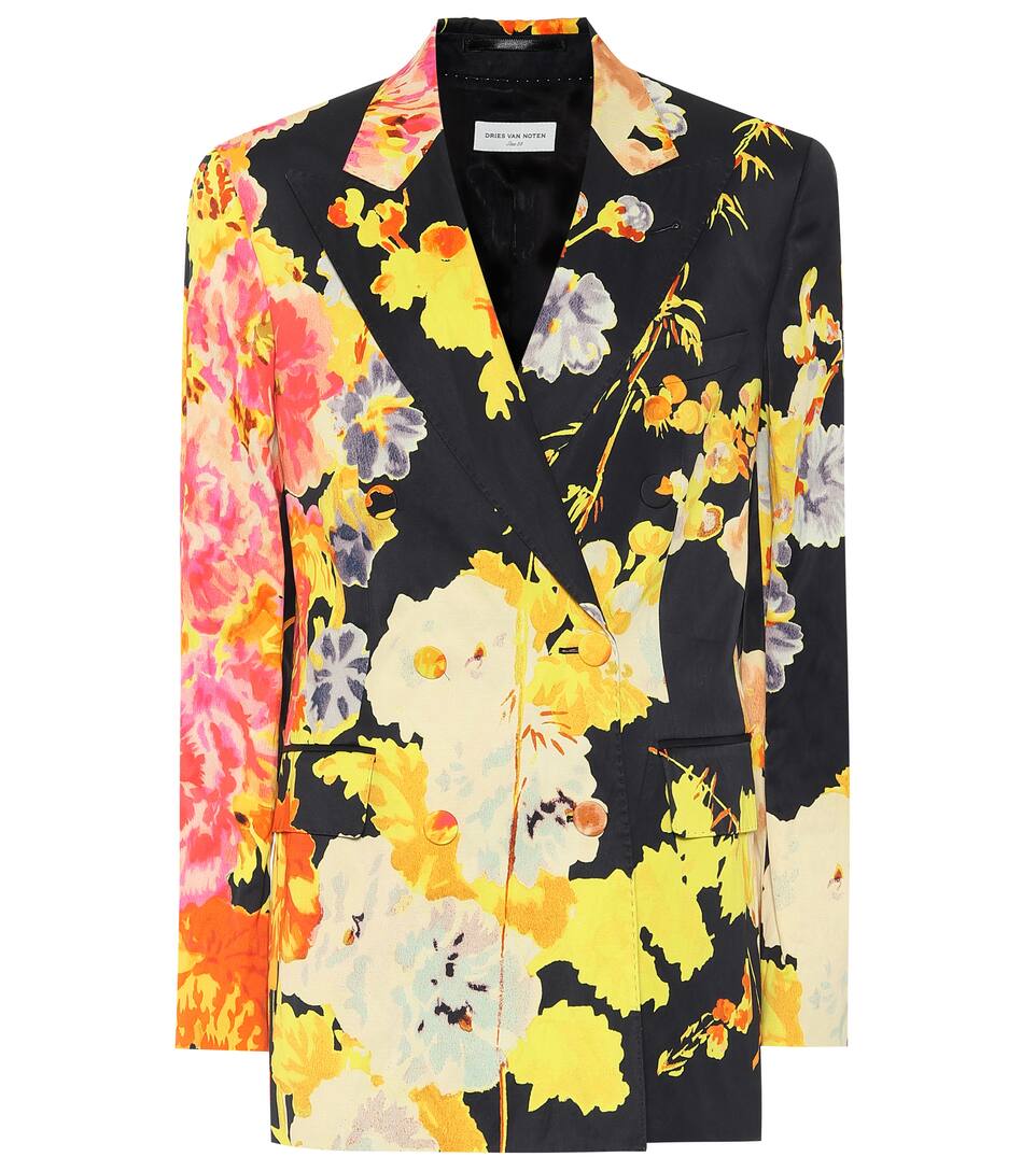Dries van noten floral blazer clearance