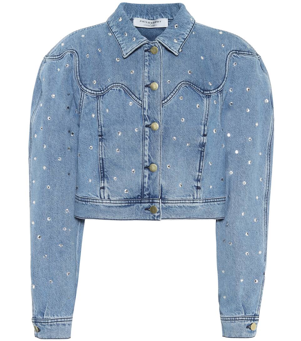 embellished cropped jeans