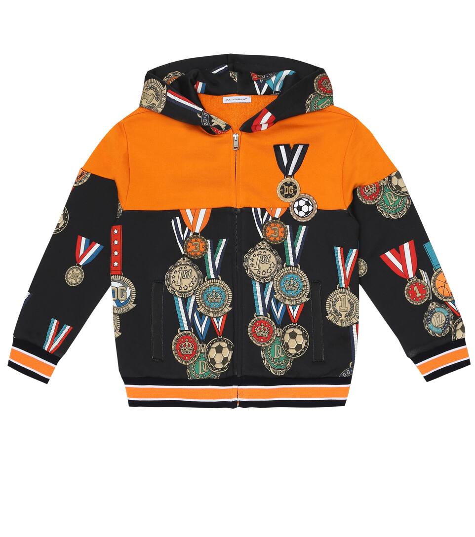 zip up cotton hoodie