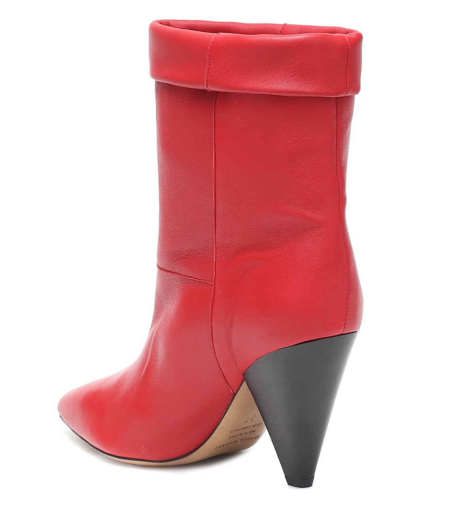Isabel marant luido leather ankle boots clearance