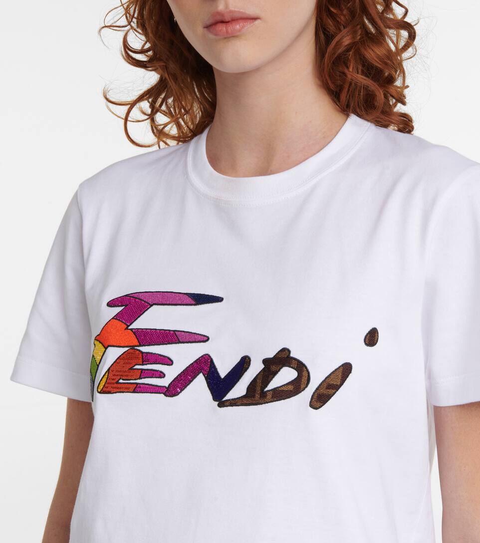 Fendi sequin t shirt clearance