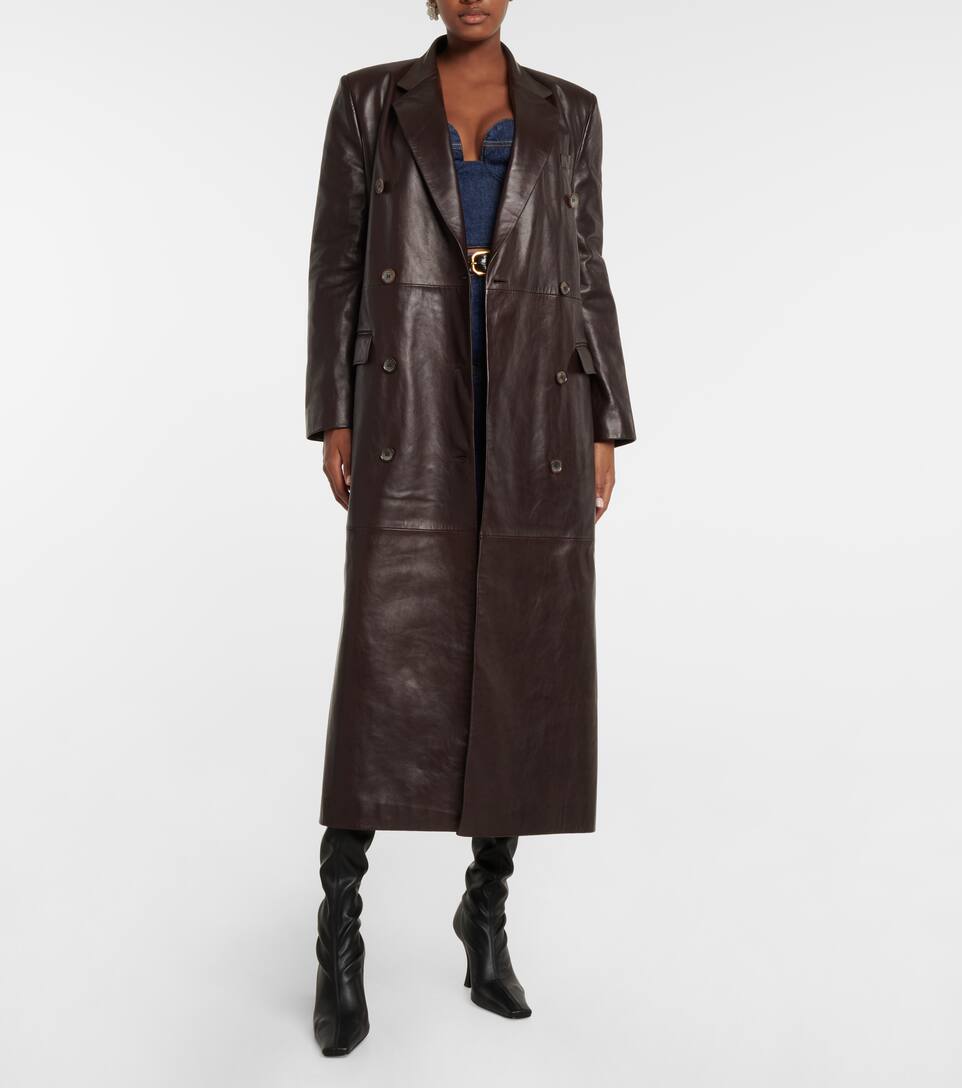 magda butrym leather coat