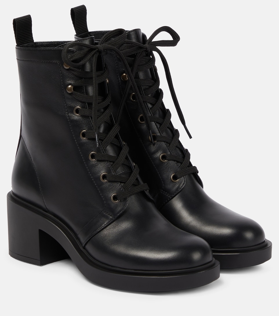 Gianvito Rossi - Botines Foster de piel | Mytheresa