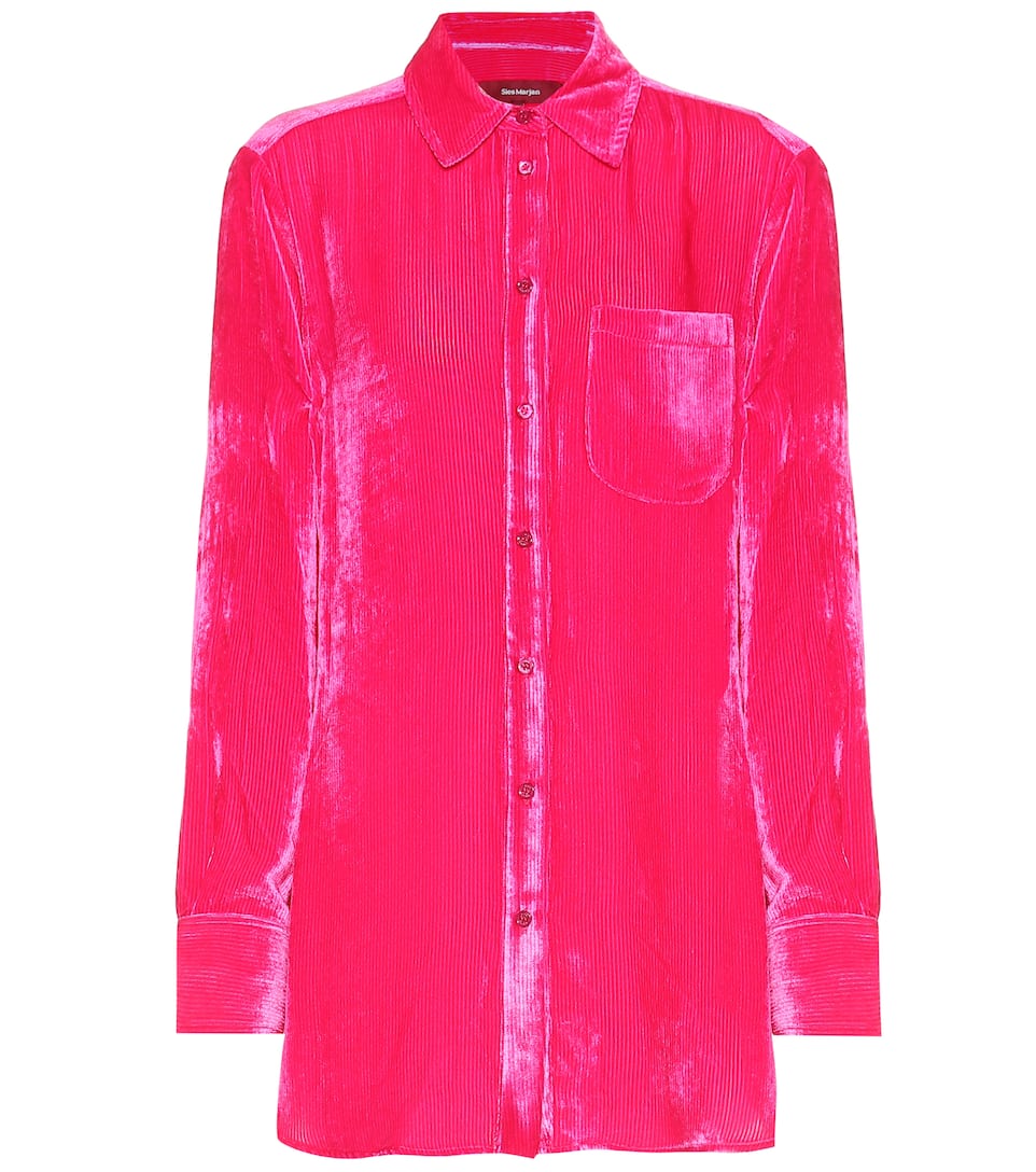 Sander Soie Coton De En Velours Côtelé Chemise Marjan Et Sies VSMzpU