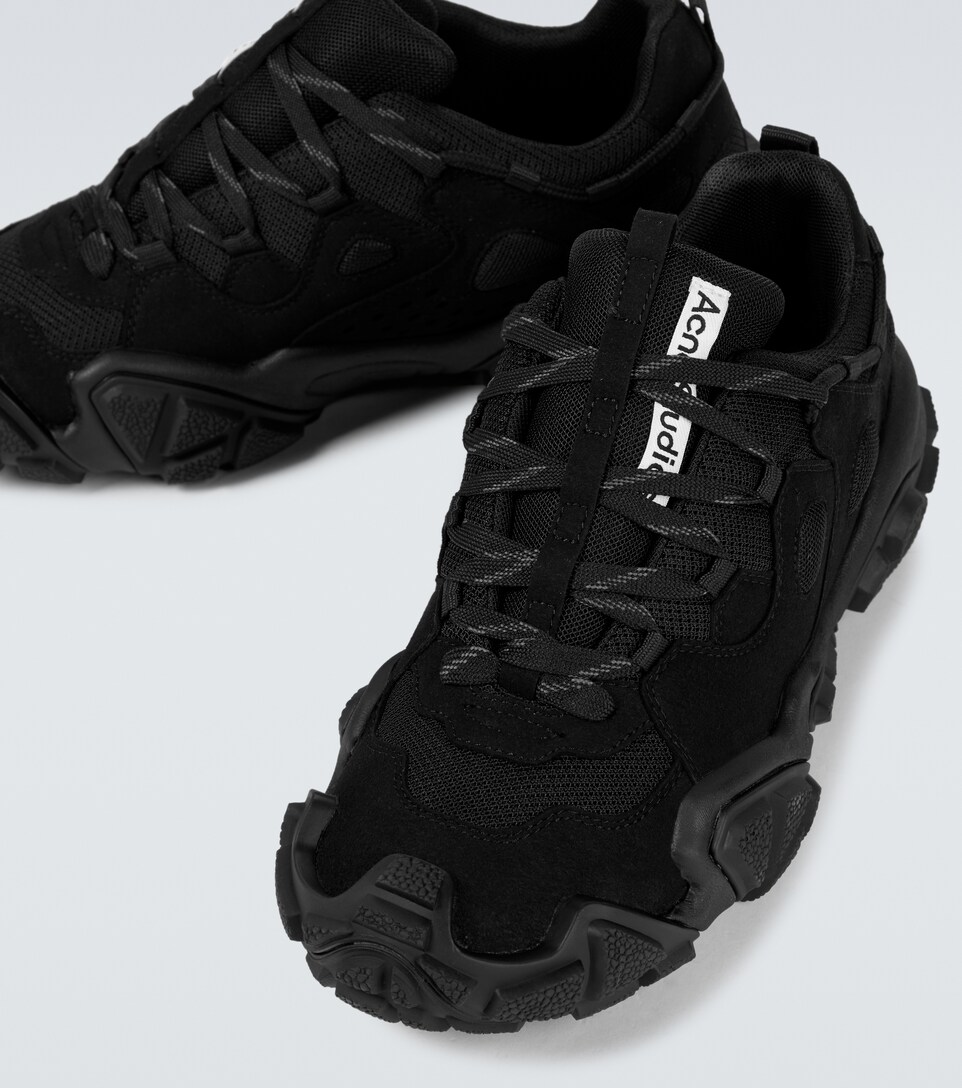 Acne Studios - Bolzter leather sneakers | Mytheresa