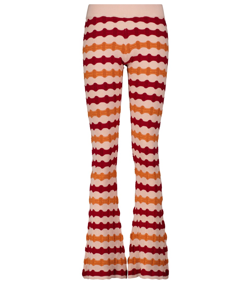 flared pants striped