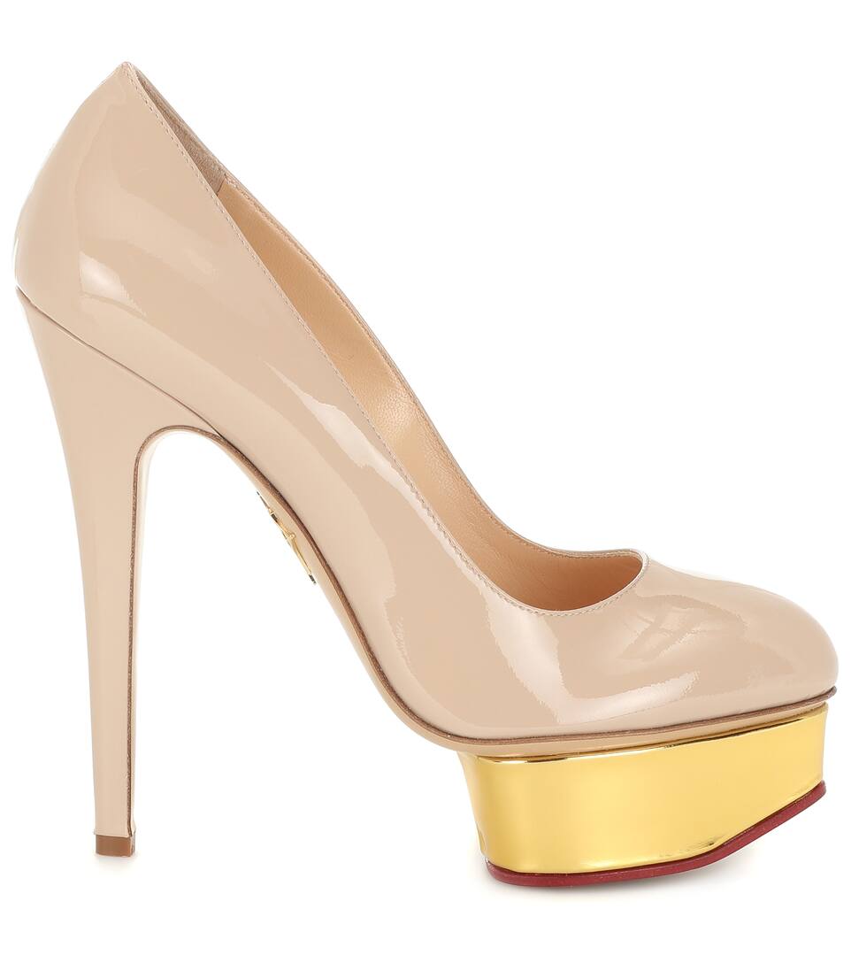 Dolly patent leather plateau pumps Dolly patent leather plateau pumps