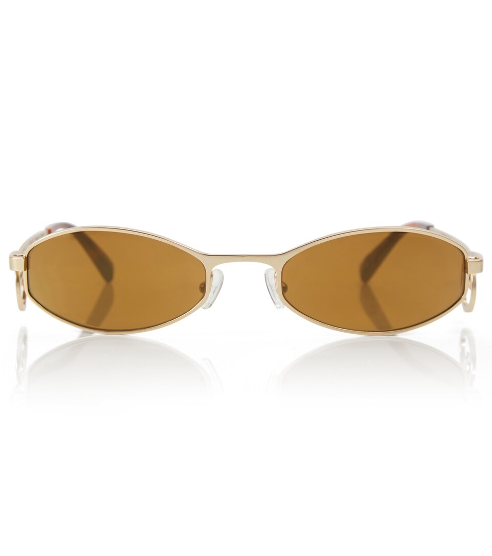 Marine Serre - x Vuarnet - Occhiali da sole ovali | Mytheresa