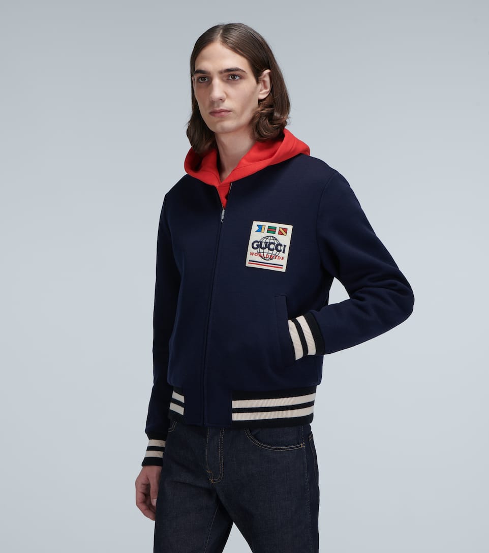 Gucci wool bomber jacket clearance