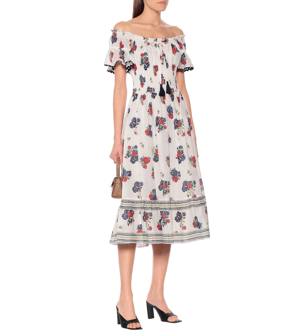 polo ralph lauren cotton voile midi dress