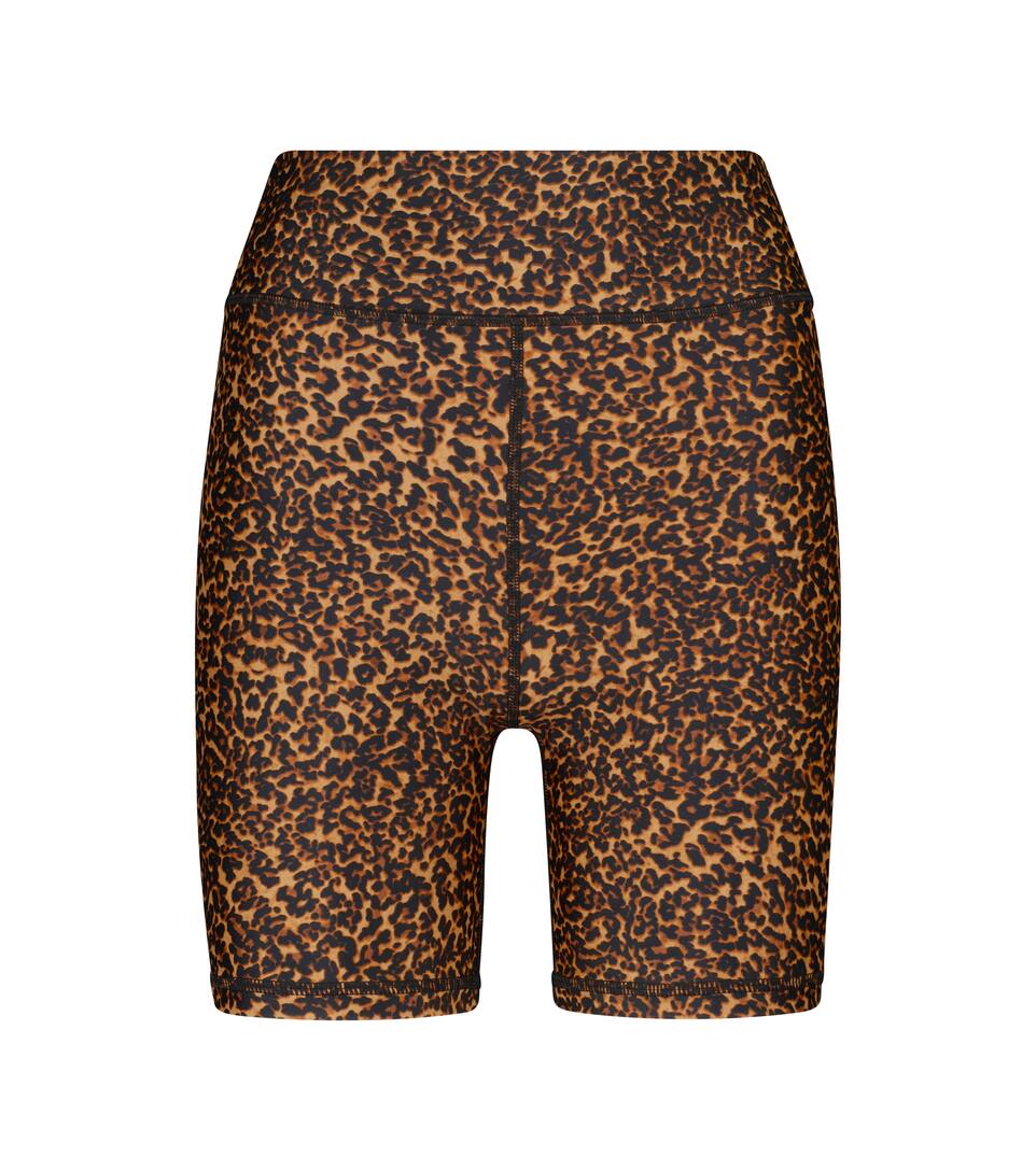 leopard print biker shorts plus size