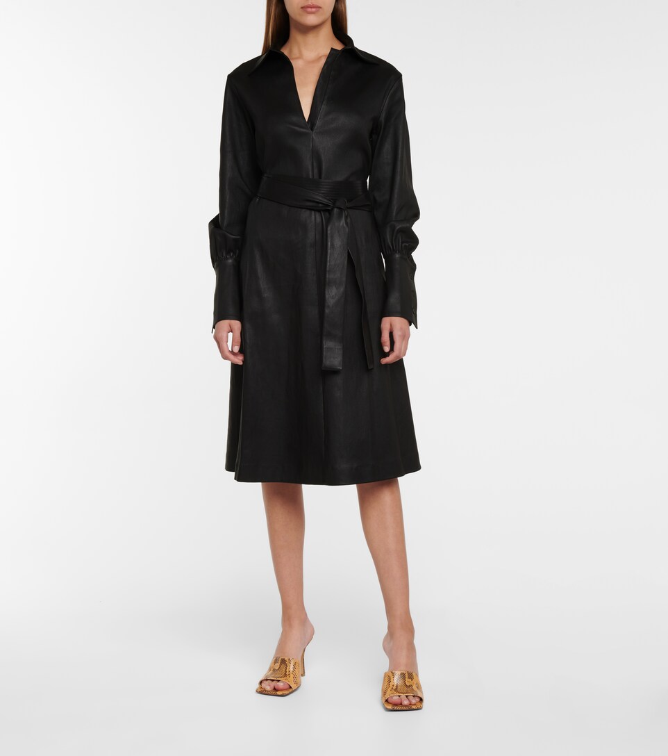 hope split puff dress