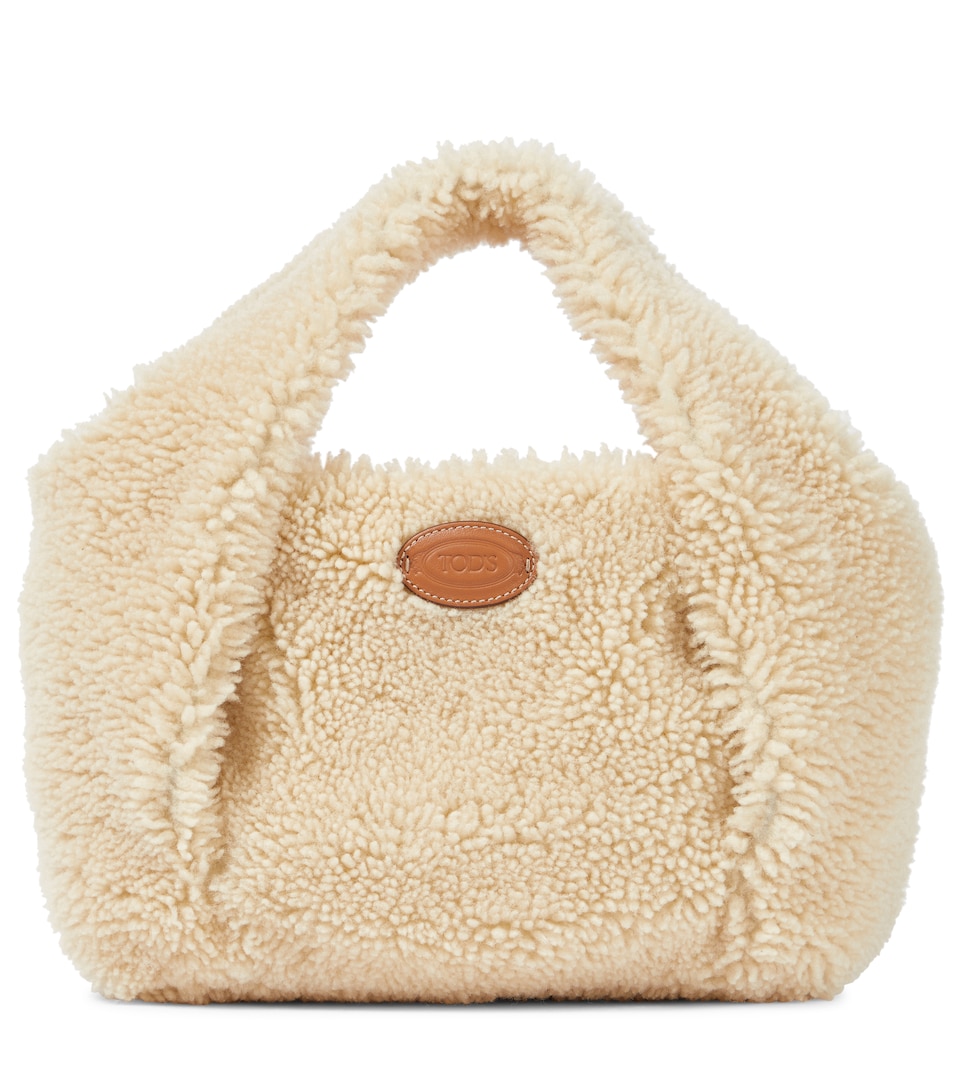 shearling purse
