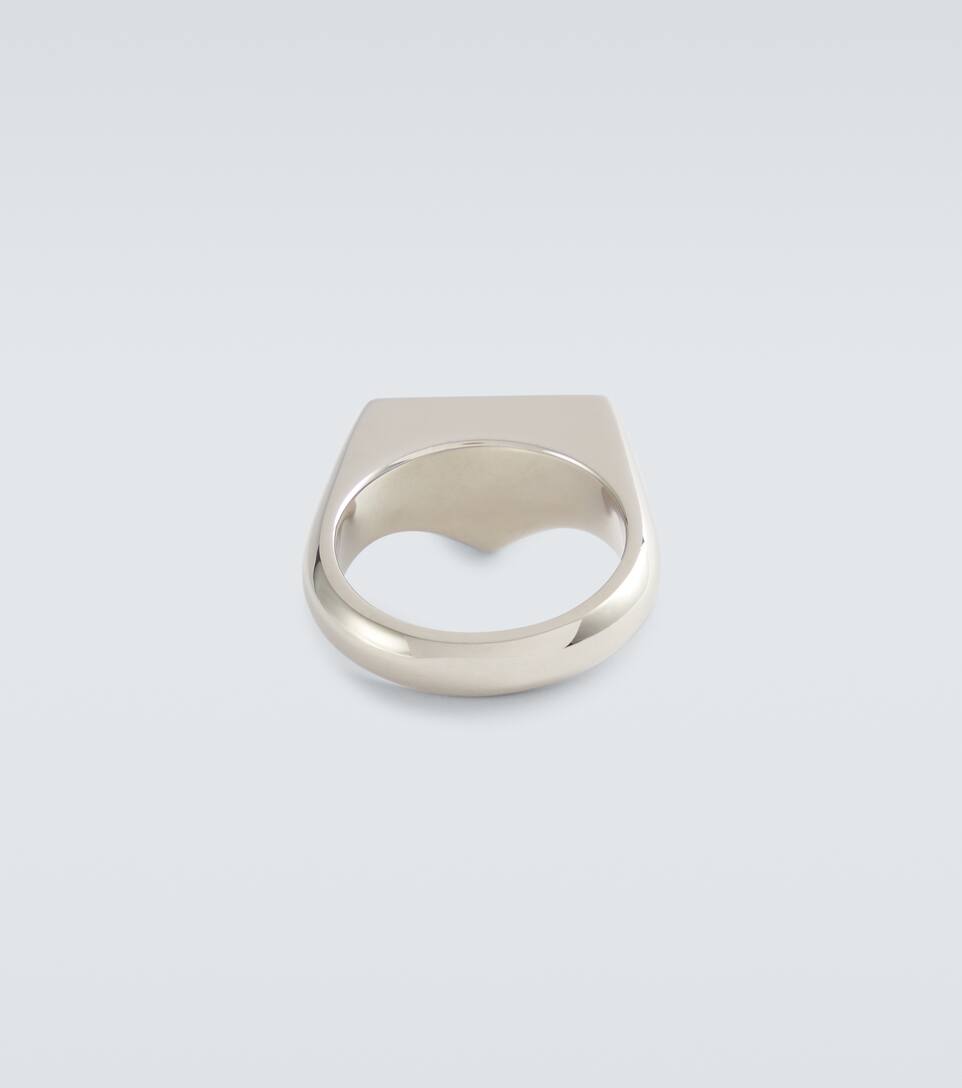 Prada Sterling silver logo ring Mytheresa