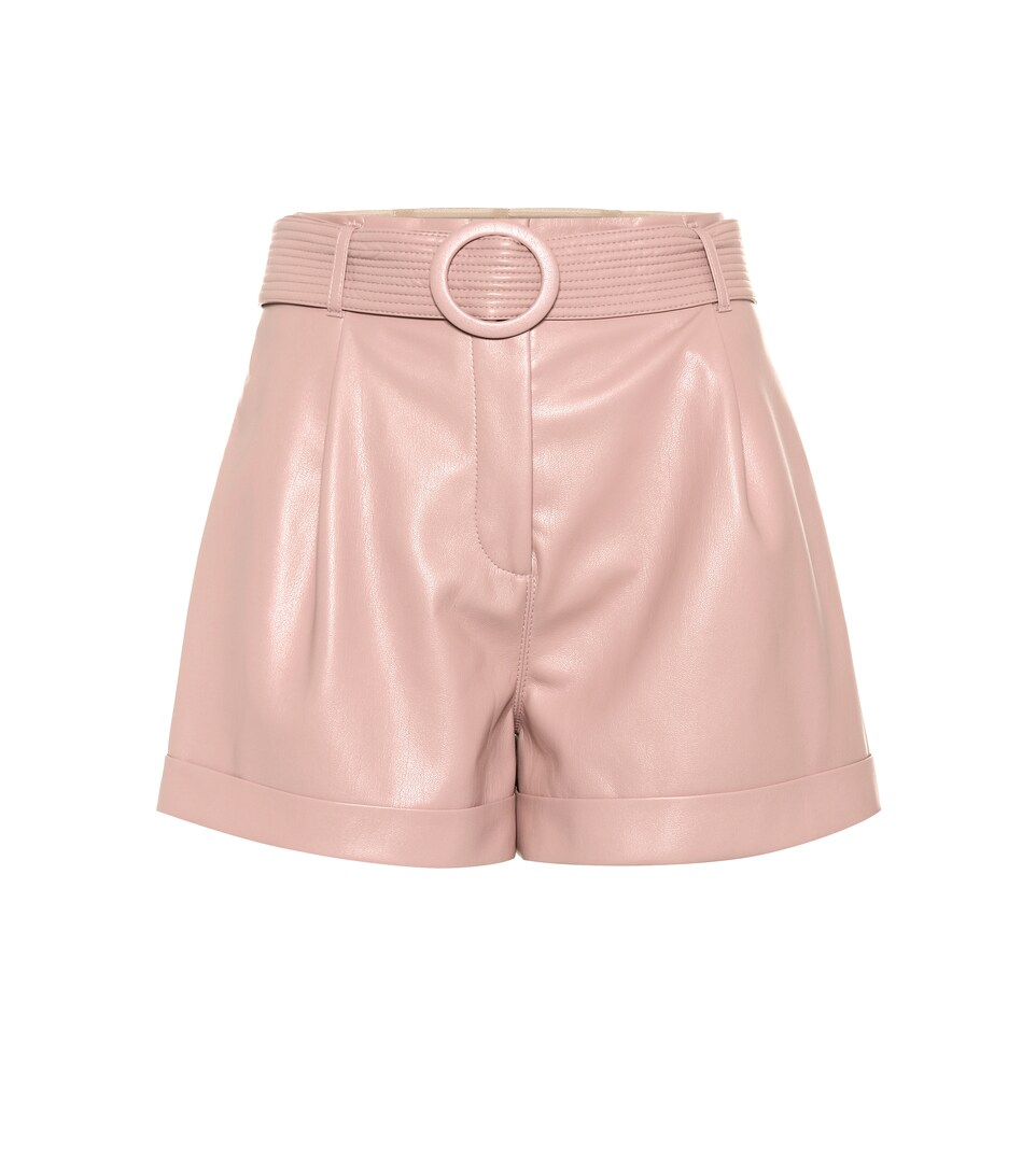 Joyce Faux Leather Shorts 