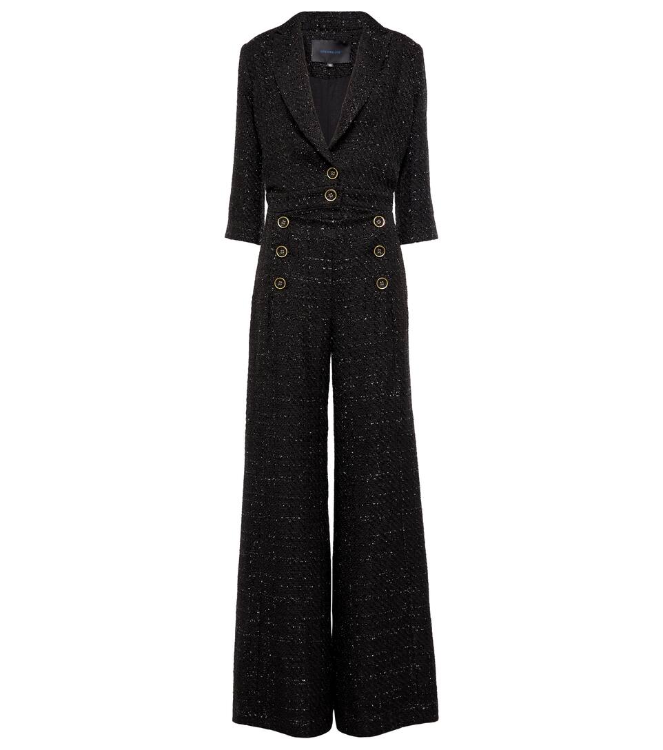 Costarellos Emilia tweed wideleg jumpsuit Mytheresa