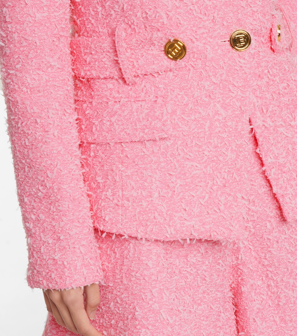balmain boucle jacket