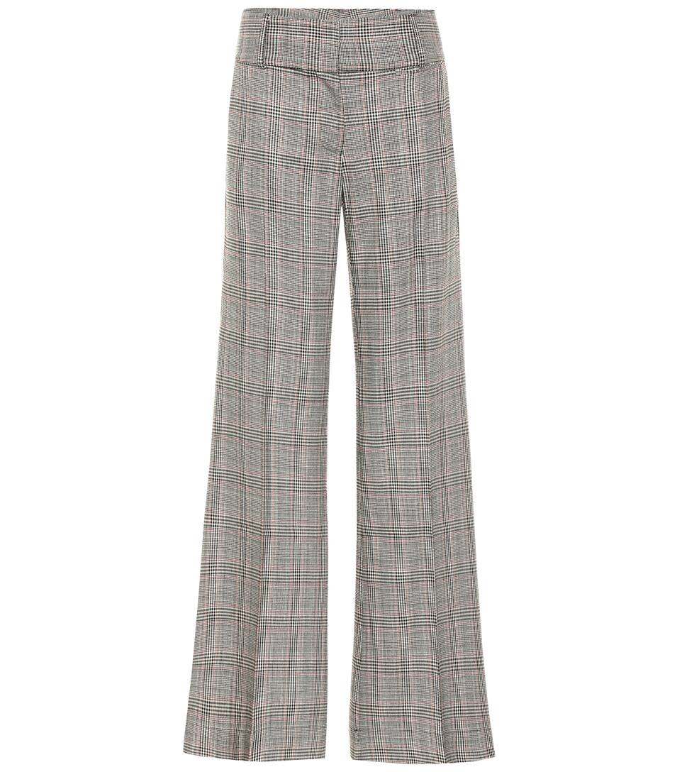 frame plaid pants
