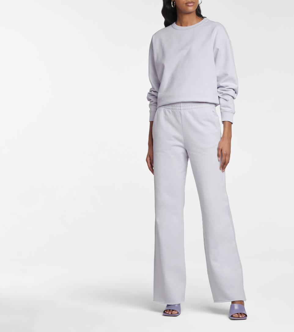 Wide leg cotton sweatpants Clearance