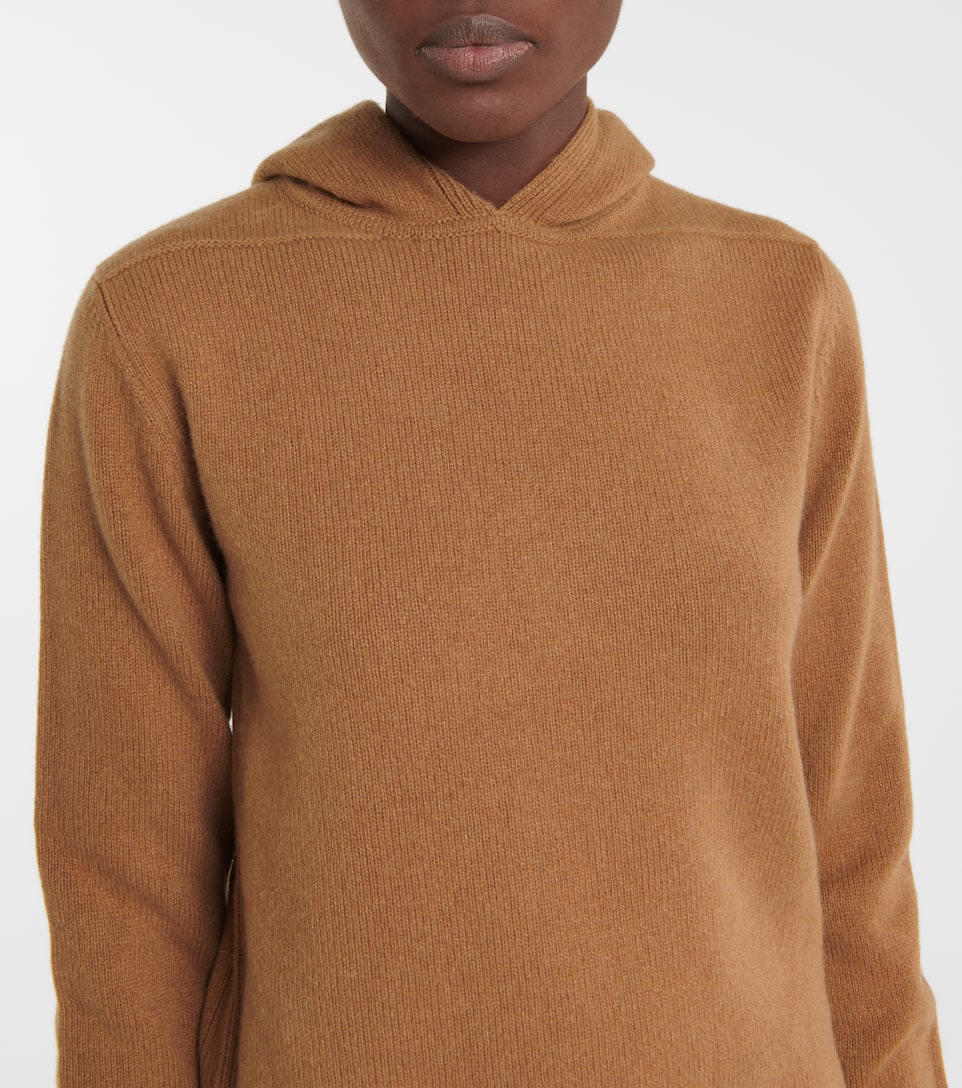 Rick owens cashmere hoodie clearance