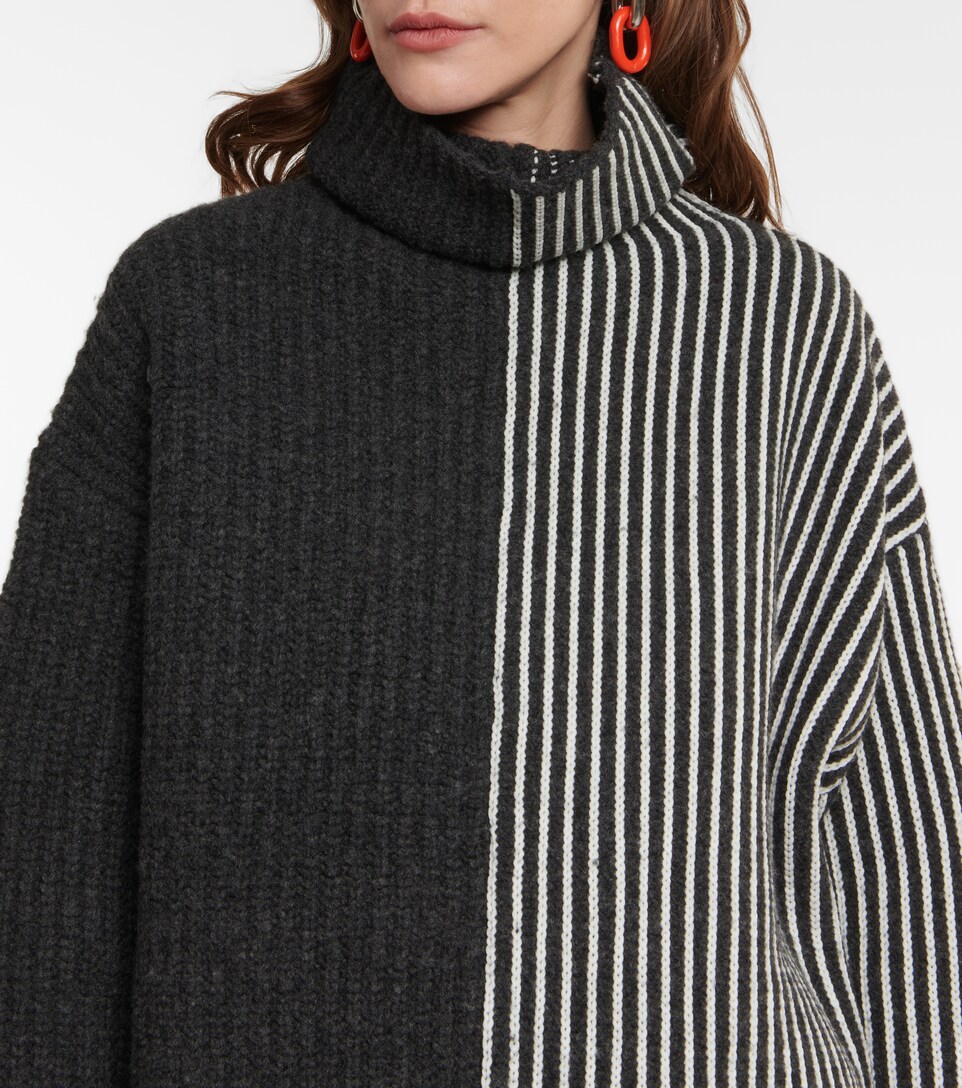 flowy turtleneck