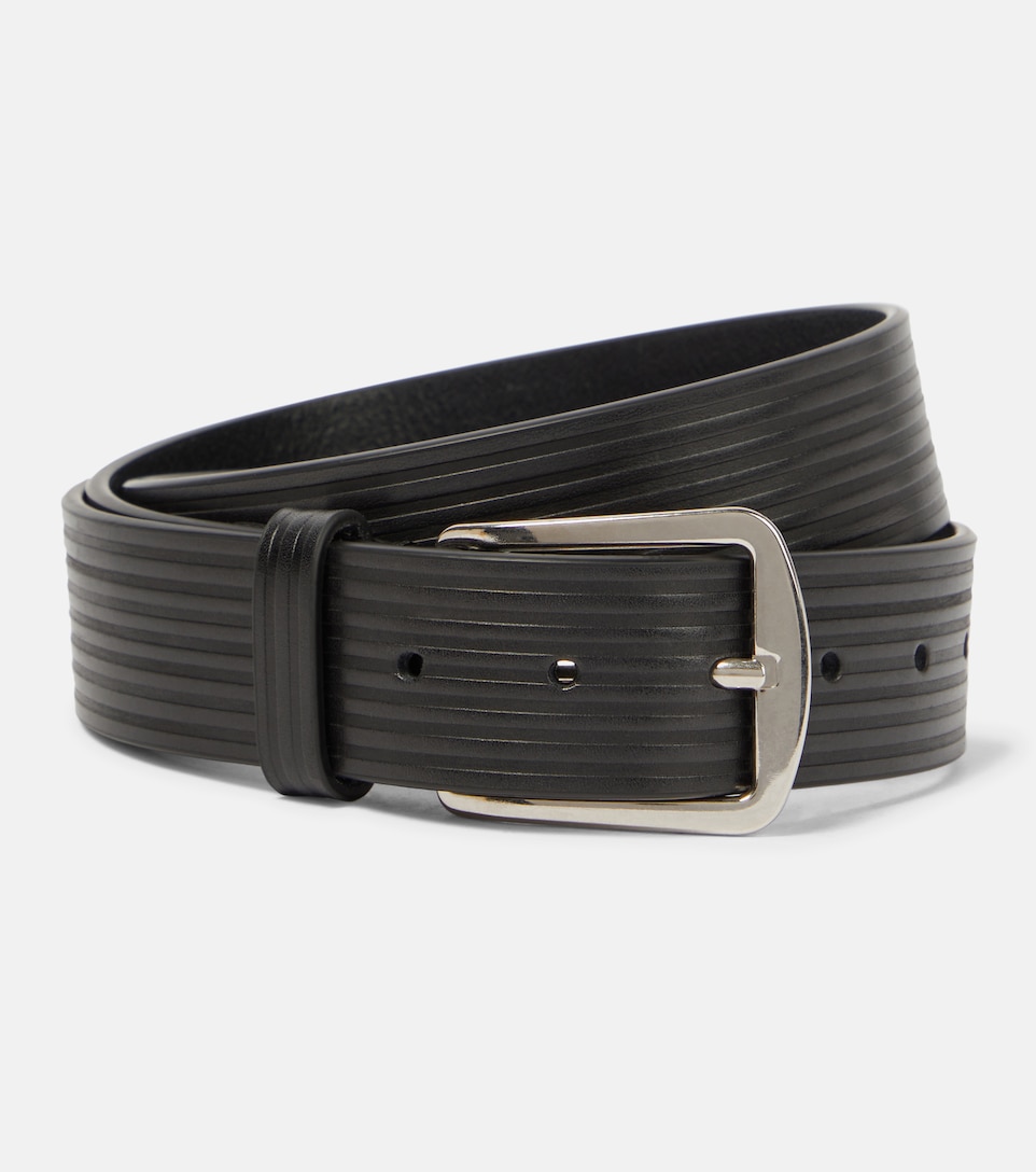 Ann Demeulemeester - Puck leather belt 