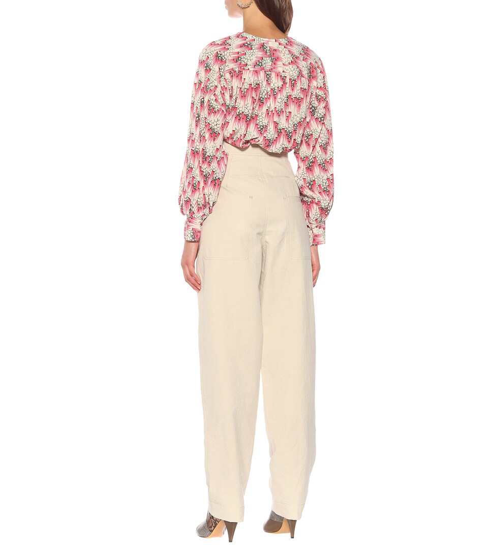 Isabel Marant - Ladjo high-rise cotton 