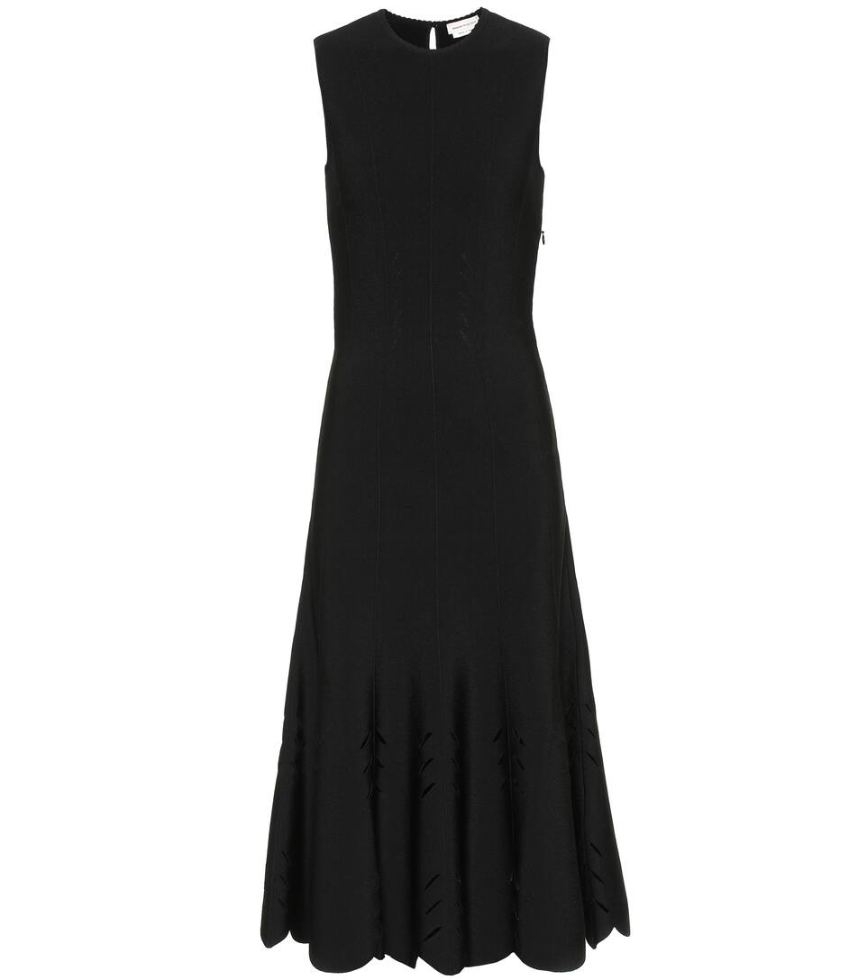 Mcqueen Robe Midi Maille En Alexander Ajourée nmyNw0v8O
