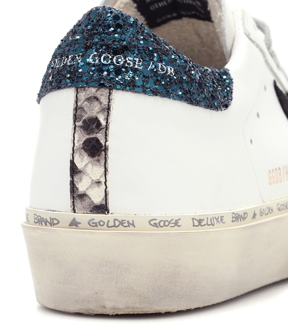 golden goose women's hi star leather sneakers