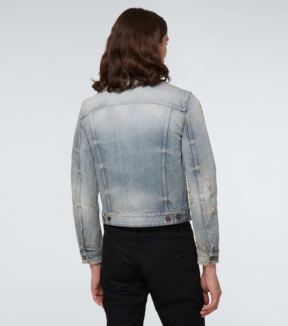 Saint Laurent - Slim-fit denim jacket 