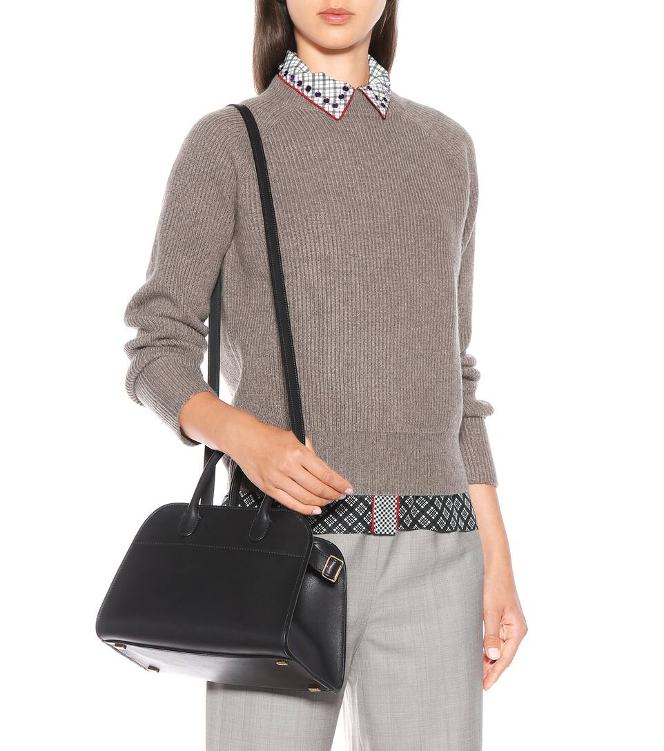 The Row Margaux 10 leather tote Mytheresa