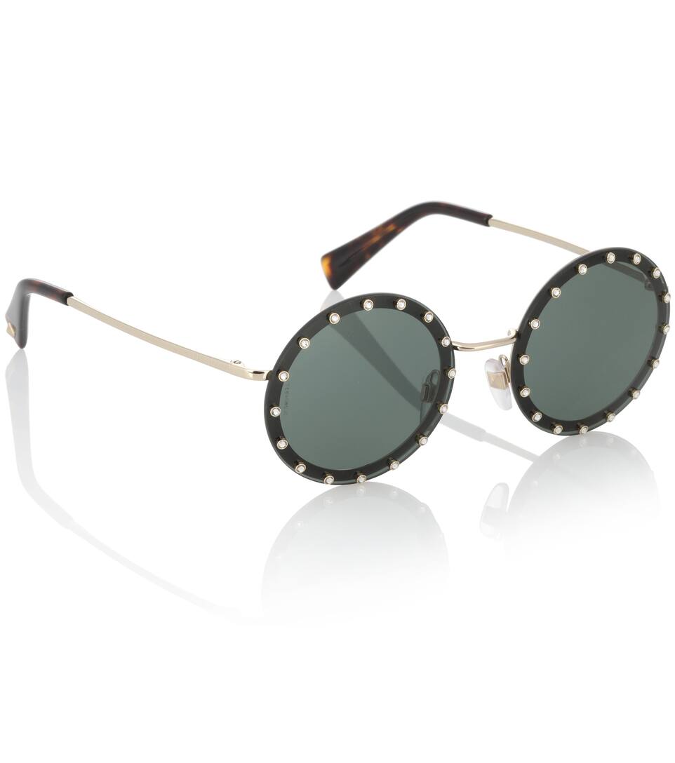 De ValentinoMytheresa Soleil Lunettes Rondes De ValentinoMytheresa Lunettes Rondes Soleil Yv7ybfg6