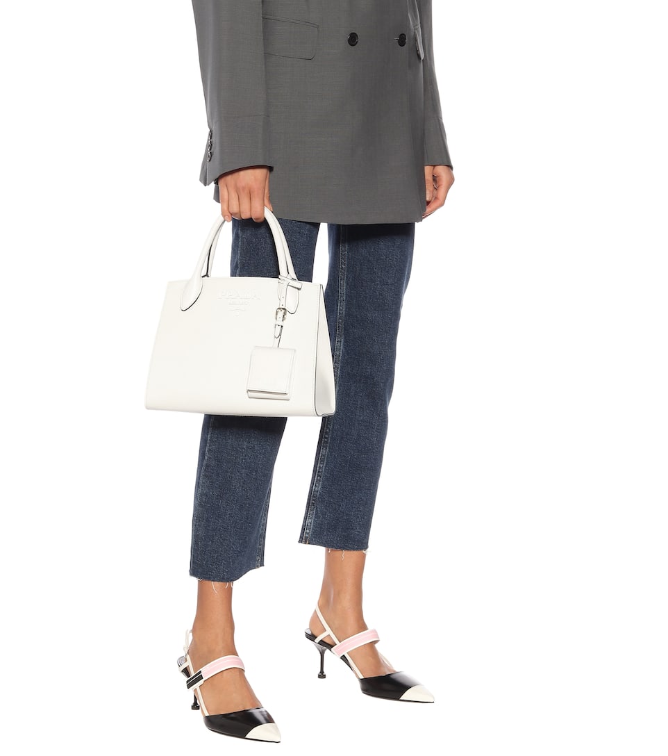 En Cuir Saffiano Monochrome Prada Cabas Small kOPXuZiT